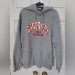 Gray Brooklyn New York Hoodie